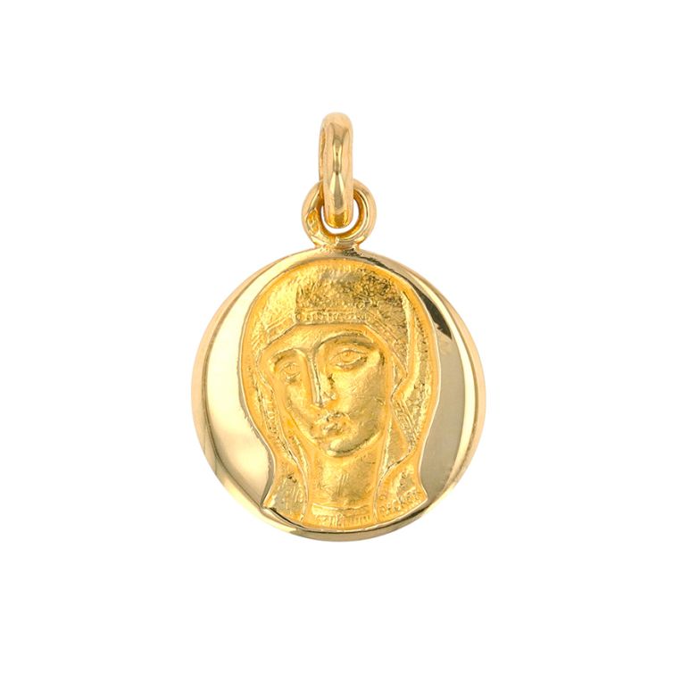 Médaille Vierge Byzantine or jaune 2.18g Comme neuf -  reconditionné disponible sur Gemme Les Bijoux